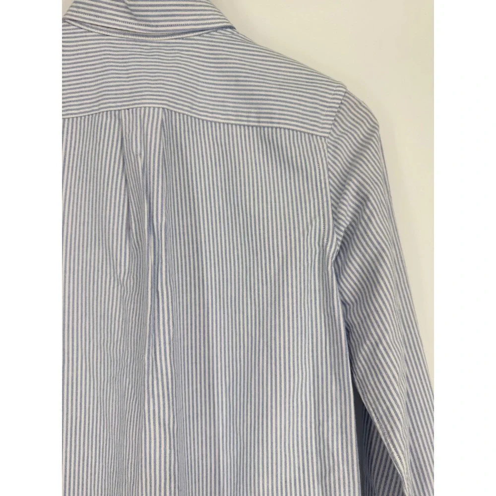Ralph Lauren Boys Button Down Shirt Large Striped Oxford Preppy Classic
